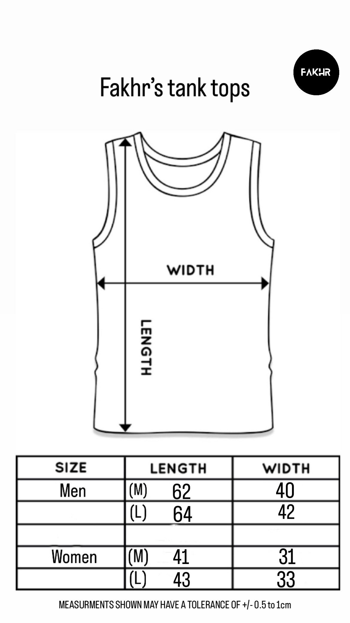 Fakhr’s tank top (men)
